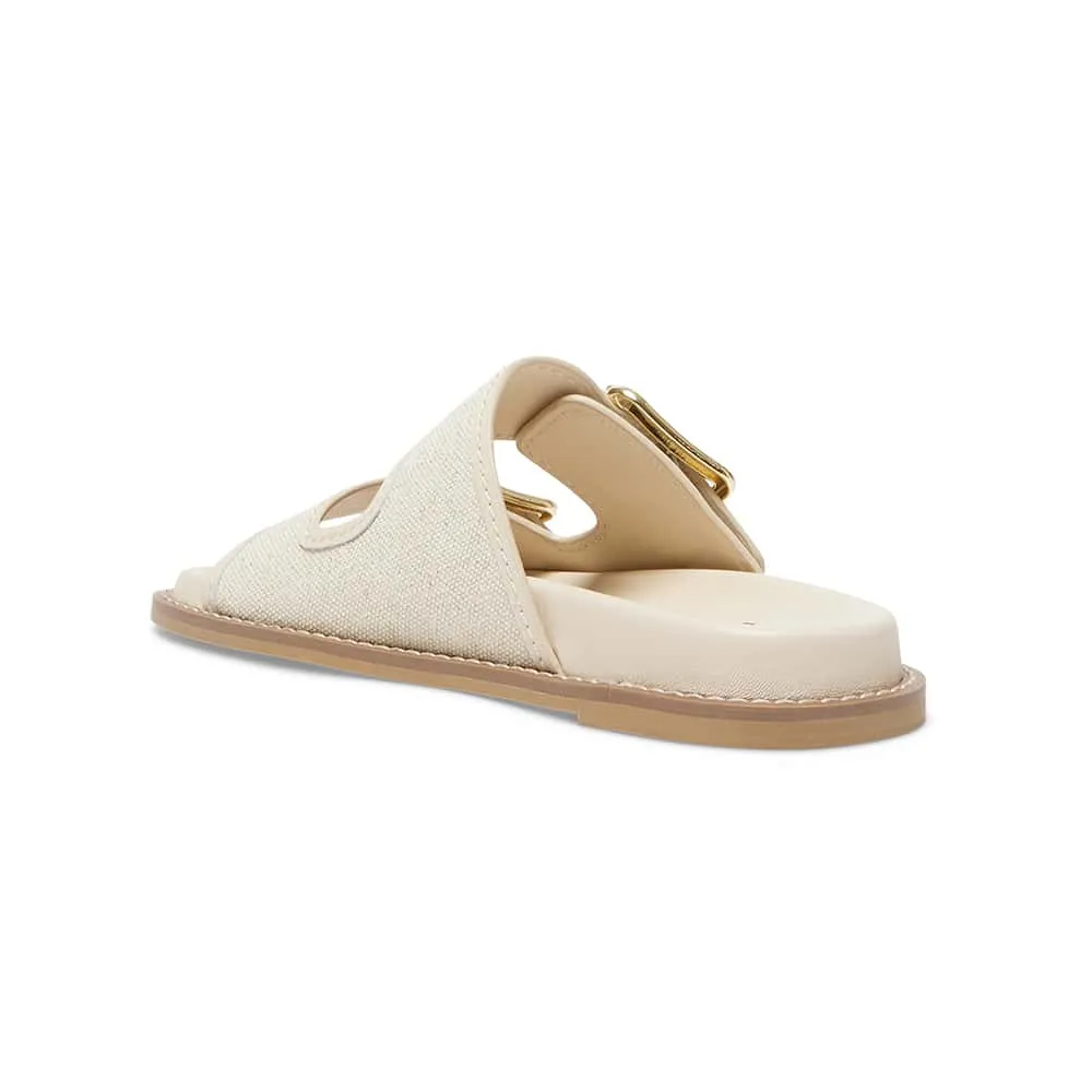 Romina Slide in Nude Leather