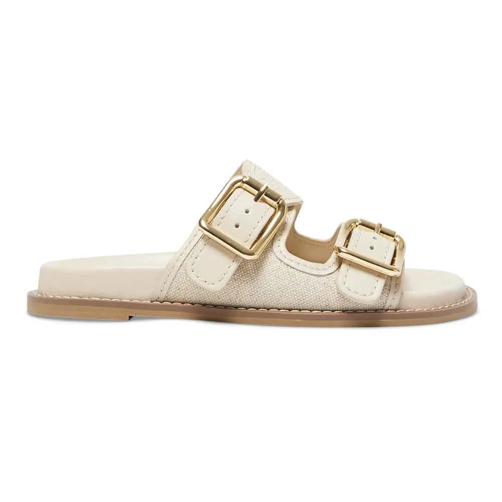 Romina Slide in Nude Leather