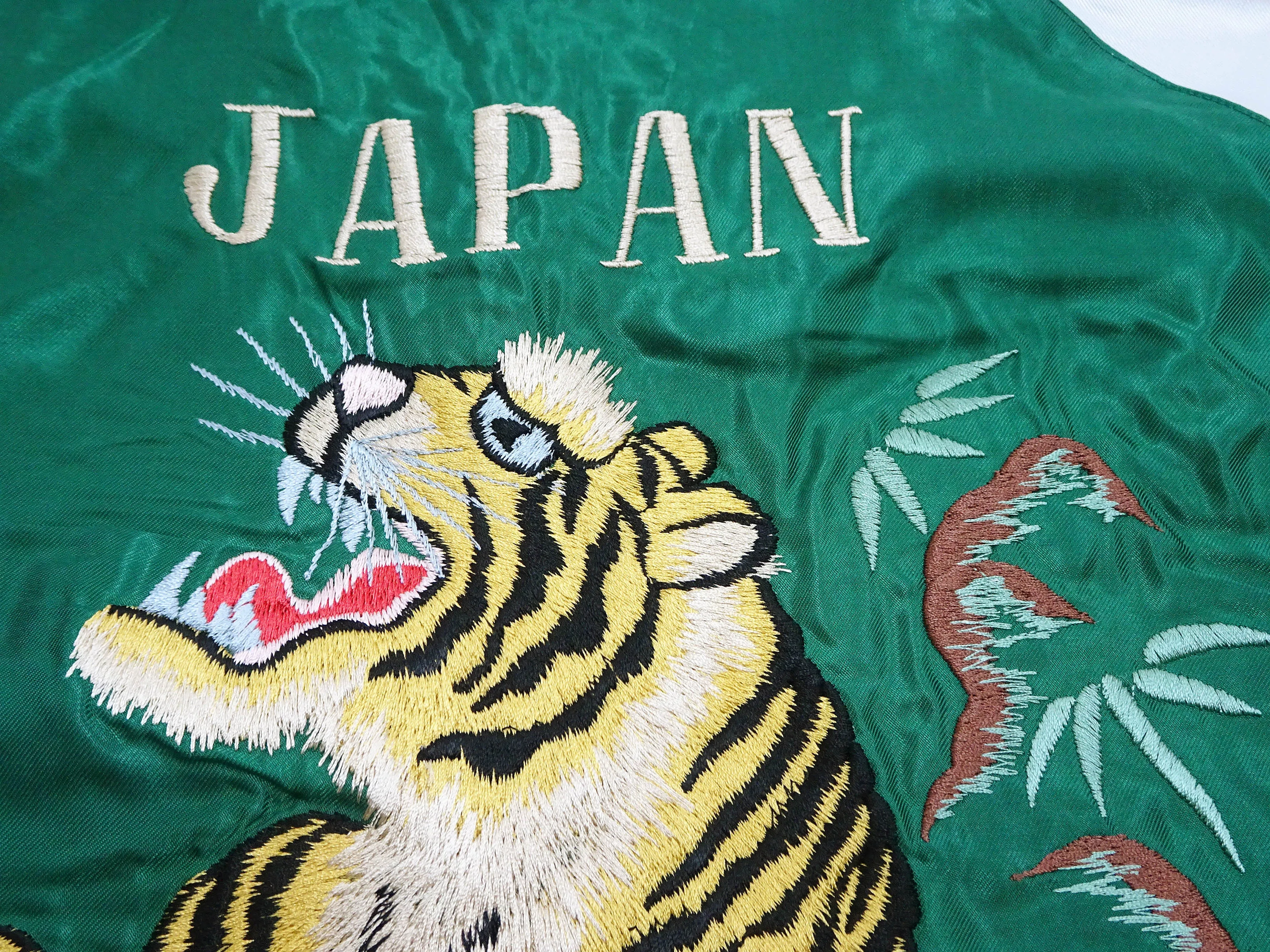 Tailor Toyo Sukajan TT15682 Men's Japanese Souvenir Jacket Roaring Tiger x Japan Map Embroidery TT15682-145