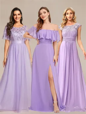 Top Picks Lilac & Lavender Bridesmaid Gowns