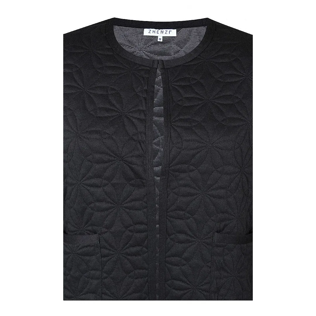 Zhenzi Reimer Soft Cardigan in Black